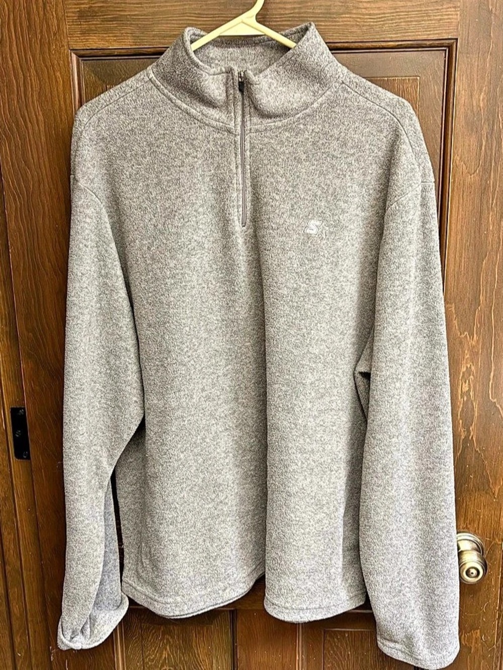 Starter Co. Gray XL Quarter-Zip Pullover Like New
